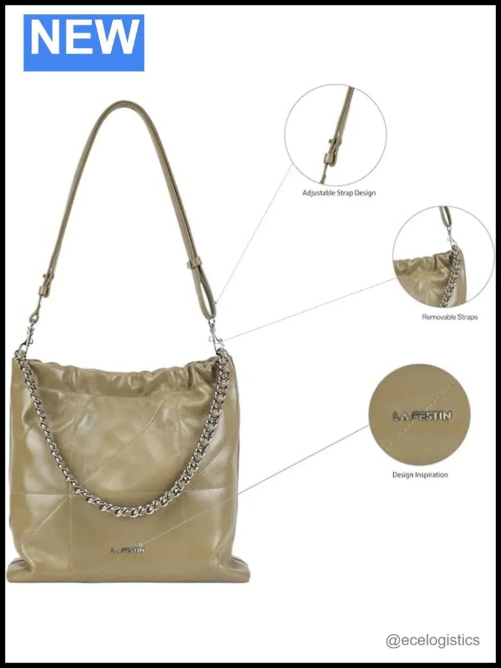 Genuine Leather Hobo Tote Bag for Women Trendy Shoulder Satchel Work